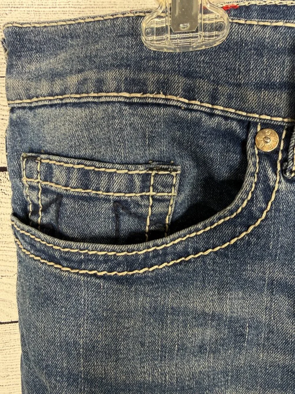 True Religion Ricky Relaxed Straight Jeans Size 36
